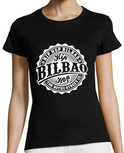 Camiseta mujer Camiseta 'Logo' Negra (Chica) - latostadora.com - Modalova
