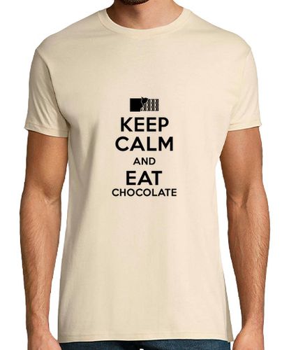 Camiseta Keep Calm and Eat Chocolate - latostadora.com - Modalova