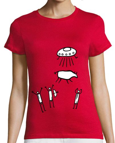 Camiseta mujer Ficción Prehistórica (2) laTostadora - latostadora.com - Modalova