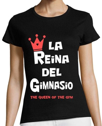 Camiseta Mujer Manga Corta La Reina del Gimnasio laTostadora - latostadora.com - Modalova