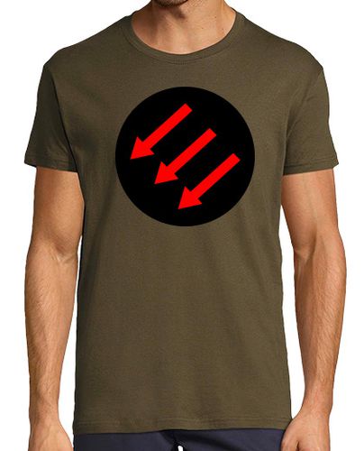 Camiseta Tres Flechas Antifascismo 1 - latostadora.com - Modalova