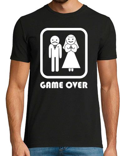 Camiseta Matrimonio Game Over - latostadora.com - Modalova