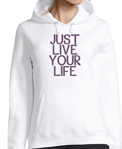 Sudadera Con Capucha Para Mujer Sudadera Just Live Your Life laTostadora - latostadora.com - Modalova