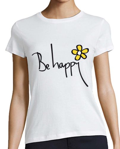 Camiseta mujer BE HAPPY - latostadora.com - Modalova