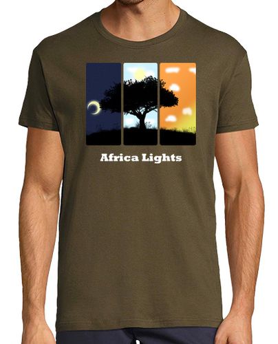 Camiseta Africa Lights (Luces de África) - latostadora.com - Modalova