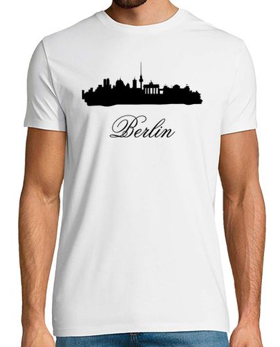 Camiseta Berlín Skyline (Alemania) - latostadora.com - Modalova
