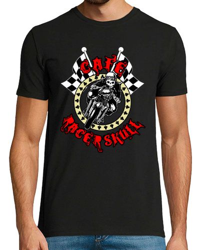 Camiseta Cafe racer Skull (H) - latostadora.com - Modalova