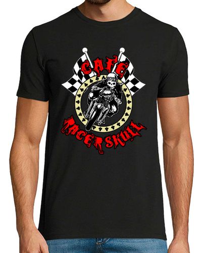 Camiseta Cafe racer Skull (H) laTostadora - latostadora.com - Modalova