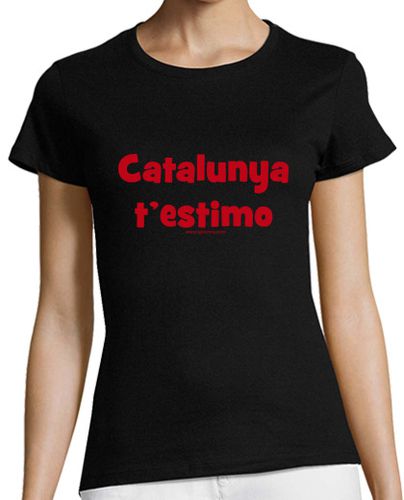 Camiseta mujer Catalunya t'estimo - latostadora.com - Modalova