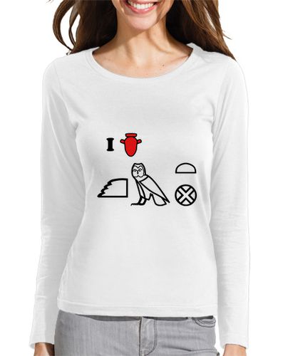 Camiseta mujer I love Kemet (rojo) - latostadora.com - Modalova