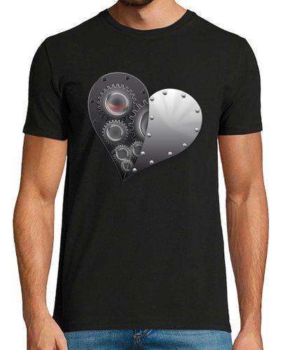 Camiseta Corazón Metálico - latostadora.com - Modalova