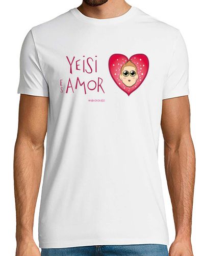 Camiseta YEISI ES AMOR chico blanca laTostadora - latostadora.com - Modalova