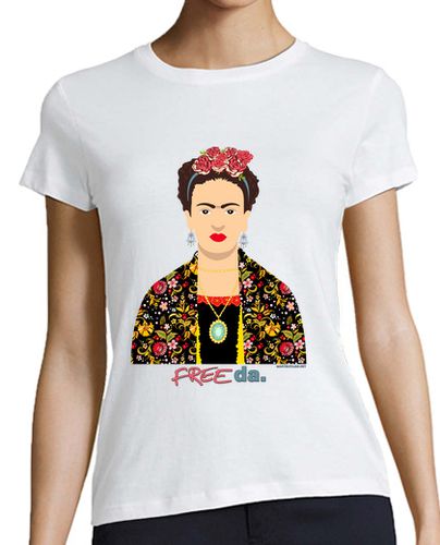 Camiseta mujer Frida Kahlo Free da. laTostadora - latostadora.com - Modalova