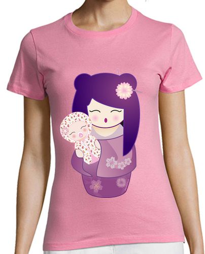 Camiseta mujer Camiseta Kokeshi mamá laTostadora - latostadora.com - Modalova