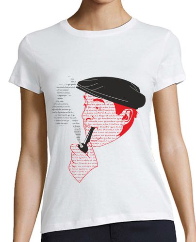 Camiseta mujer Pablo Neruda - latostadora.com - Modalova