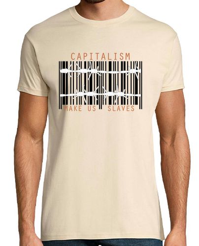 Camiseta El Capitalismo Nos Hace Esclavos 5 - latostadora.com - Modalova