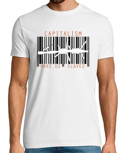 Camiseta El Capitalismo Nos Hace Esclavos 6 - latostadora.com - Modalova