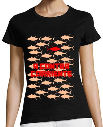 Camiseta mujer A contracorriente 2 - latostadora.com - Modalova