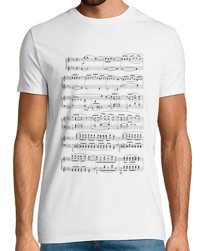 Camiseta Hombre Manga Corta Partitura Blanco Hombre laTostadora - latostadora.com - Modalova