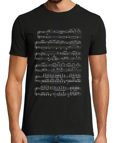 Camiseta Hombre Manga Corta Partitura Negro Hombre laTostadora - latostadora.com - Modalova