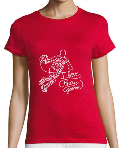 Camiseta mujer I love this game - latostadora.com - Modalova