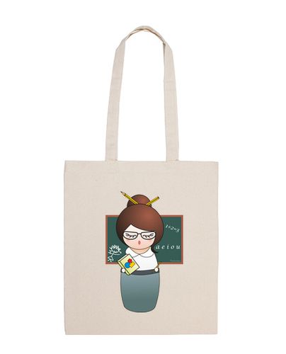 Bolsa De Tela Bolso de tela Kokeshi Profesora laTostadora - latostadora.com - Modalova