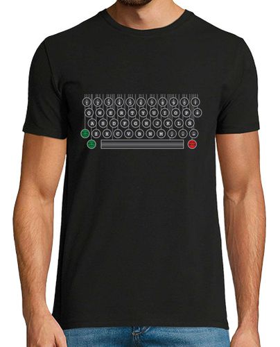 Camiseta Hombre Manga Corta Máquina de escribir laTostadora - latostadora.com - Modalova