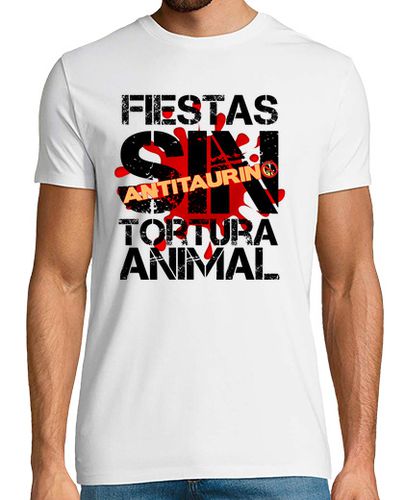 Camiseta Fiestas Sin Tortura Animal 2 - latostadora.com - Modalova