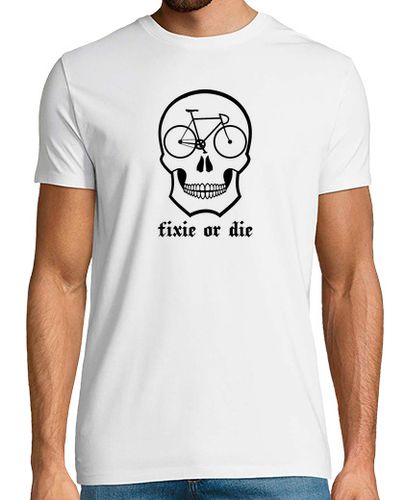 Camiseta fixie or die skull white - latostadora.com - Modalova