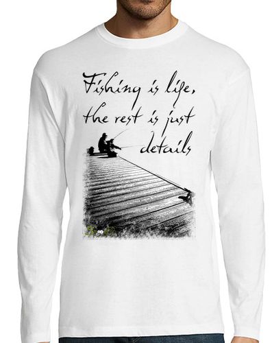 Camiseta Fishing is live, the rest i just details - latostadora.com - Modalova
