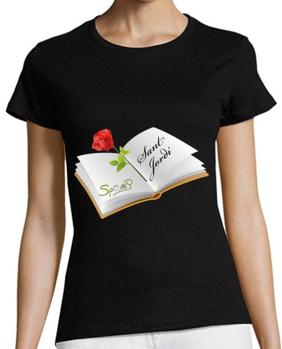 Camiseta mujer Sant Jordi Llibre - latostadora.com - Modalova