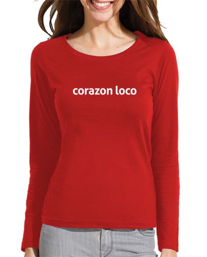 Camiseta mujer corazon loco - latostadora.com - Modalova