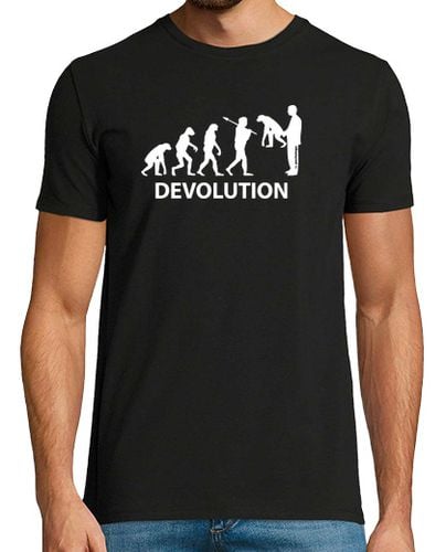 Camiseta Hombre Manga Corta DEVOLUTION I (on black) laTostadora - latostadora.com - Modalova