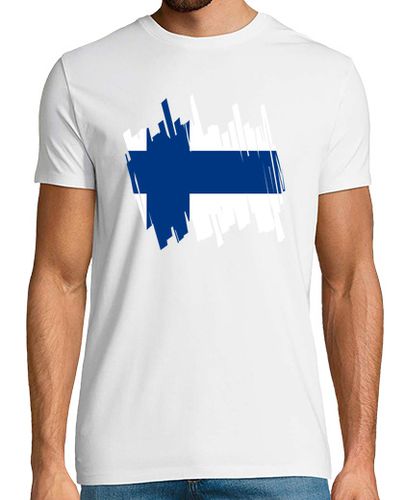 Camiseta Bandera Finlandia - latostadora.com - Modalova