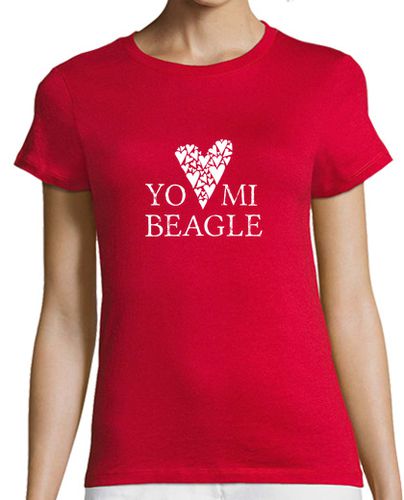 Camiseta mujer Love mi beagle - latostadora.com - Modalova