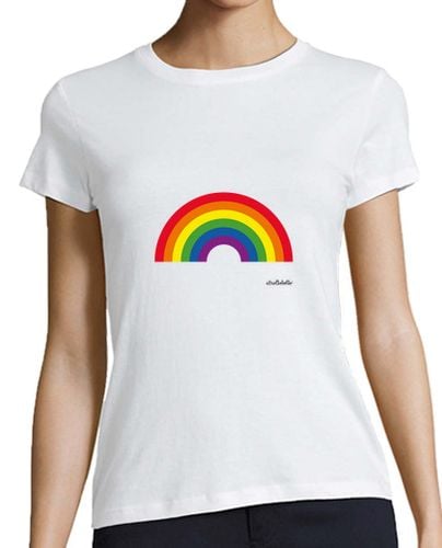 Camiseta Mujer Manga Corta Camisetas para lesbianas: Arcoris gay y lésbico laTostadora - latostadora.com - Modalova