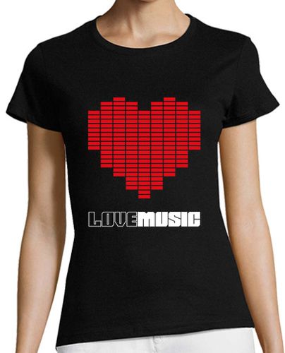 Camiseta mujer Love Music - latostadora.com - Modalova
