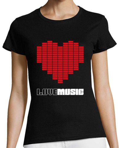 Camiseta Mujer Manga Corta Love Music laTostadora - latostadora.com - Modalova