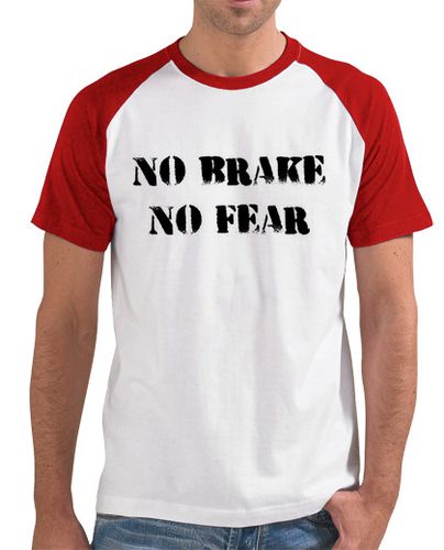 Camiseta Camiseta No brake, no fear (Roja/blanca) - latostadora.com - Modalova