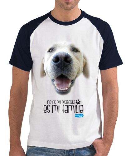 Camiseta Hombre Estilo Béisbol ES MI FAMILIA laTostadora - latostadora.com - Modalova