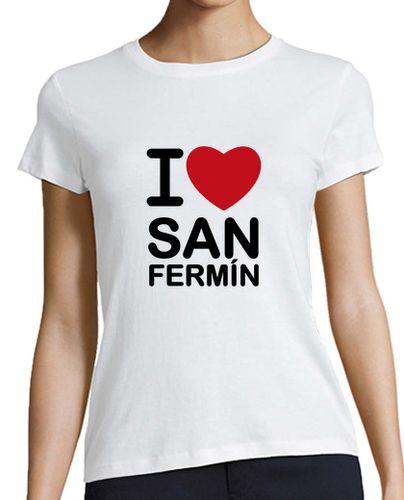 Camiseta mujer I Love San Fermín - latostadora.com - Modalova
