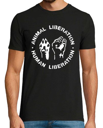 Camiseta Animal Liberation, Human Liberation - latostadora.com - Modalova