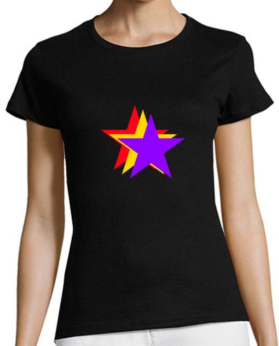 Camiseta mujer Camiseta Chica Estrellas República - latostadora.com - Modalova