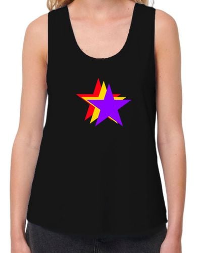 Camiseta Mujer Tirantes Loose Fit Camiseta Chica Estrellas República laTostadora - latostadora.com - Modalova