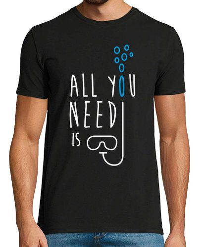 Camiseta Hombre Manga Corta All You Need is Buceo laTostadora - latostadora.com - Modalova