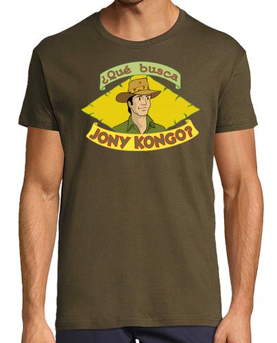 Camiseta ¿Qué busca Jony Kongo? chico - latostadora.com - Modalova