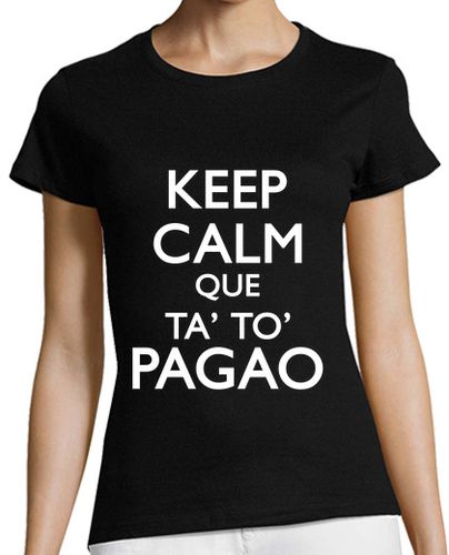 Camiseta Mujer Manga Corta Keep Calm laTostadora - latostadora.com - Modalova