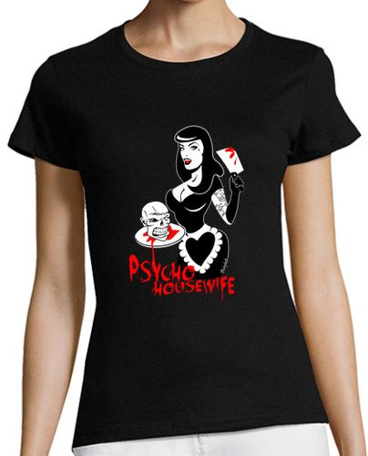 Camiseta mujer Psycho Housewife - latostadora.com - Modalova