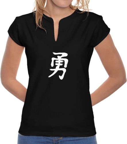 Camiseta mujer Kanji Valor (yuu) - latostadora.com - Modalova