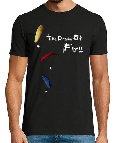 Camiseta Parapente - The Dream Of Fly (El Sueño de Volar) - latostadora.com - Modalova